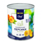 Metro Chef in syrup fruit peach 3150ml - image-0